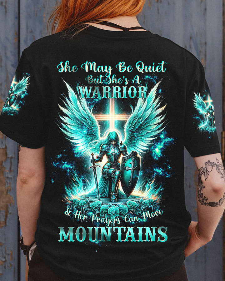 Prayers Can Move Mountains Warrior Wings Wings Women's All Over Print Shirt - Tltw2912234, easychoo.com
