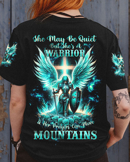 Prayers Can Move Mountains Warrior Wings Wings Women's All Over Print Shirt - Tltw2912234, easychoo.com
