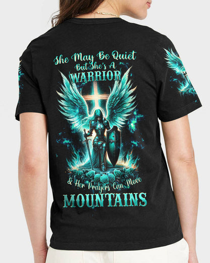 Prayers Can Move Mountains Warrior Wings Wings Women's All Over Print Shirt - Tltw2912234, easychoo.com