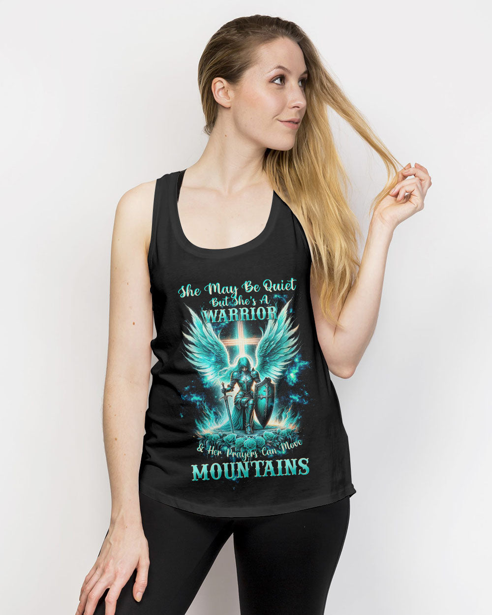 Prayers Can Move Mountains Warrior Wings Wings Women's All Over Print Shirt - Tltw2912234, easychoo.com