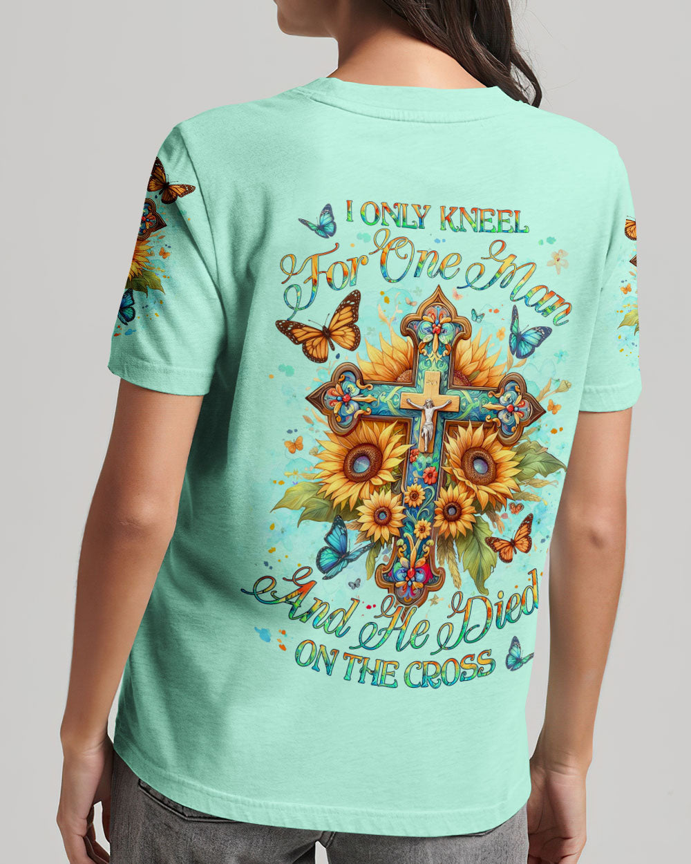 I Only Kneel For One Man Women's All Over Print Shirt - Yhlt1112233, easychoo.com