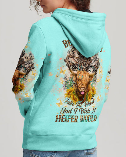 Living Life Somewhere Between Jesus Cow Women's All Over Print Shirt- Tltw2411233, easychoo.com