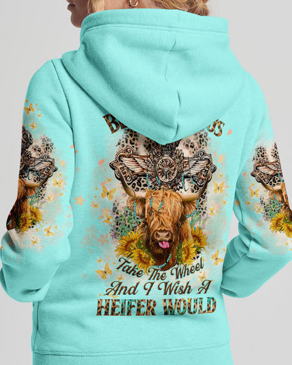 Living Life Somewhere Between Jesus Cow Women's All Over Print Shirt- Tltw2411233, easychoo.com