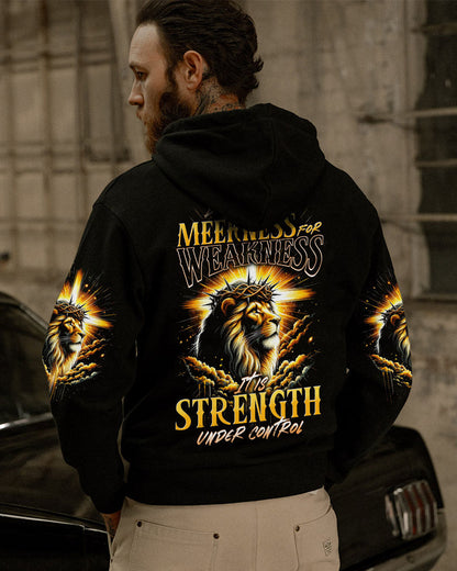 Don't Mistake Meekness For Weakness Lion Men's All Over Print Shirt - Tytd1901242, easychoo.com