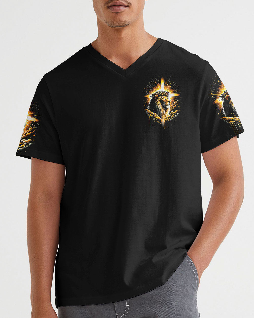 Don't Mistake Meekness For Weakness Lion Men's All Over Print Shirt - Tytd1901242, easychoo.com