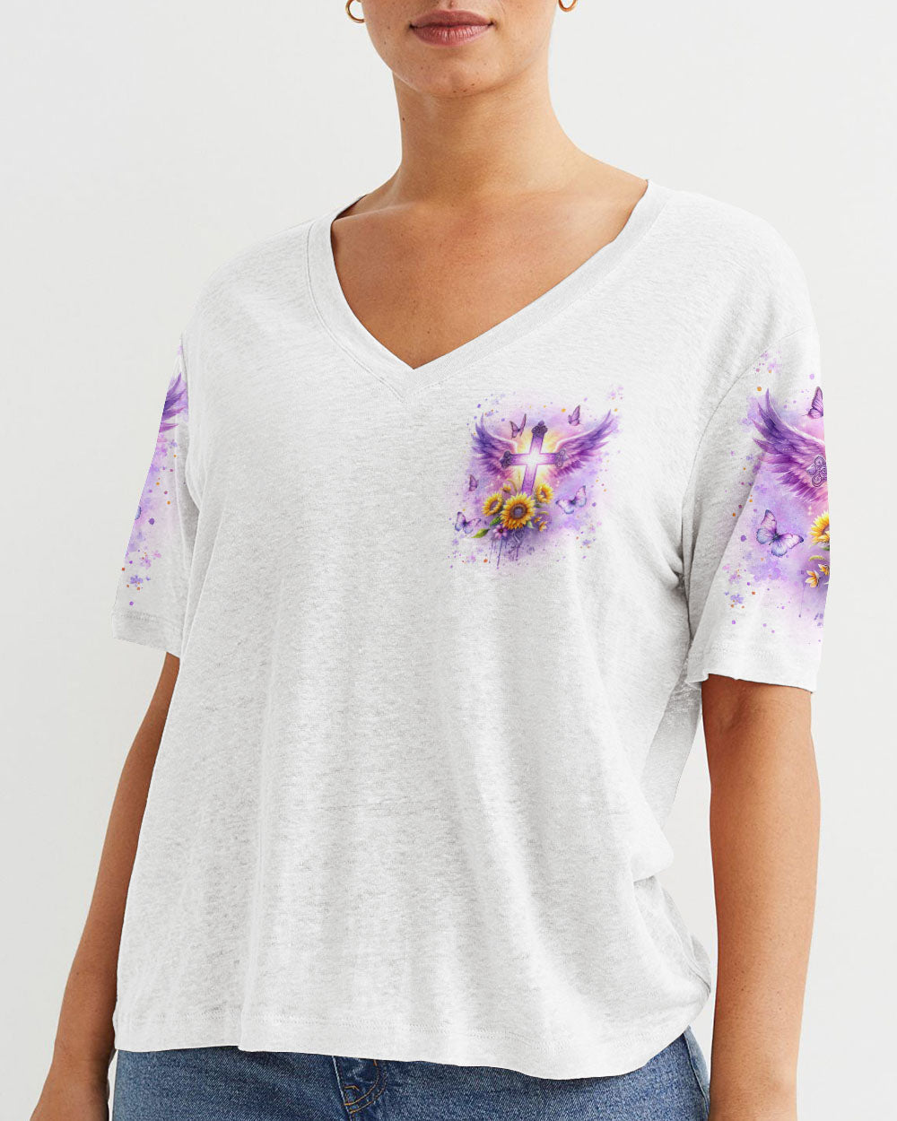 I Believe In God Women's All Over Print Shirt - Yhln2712233, easychoo.com