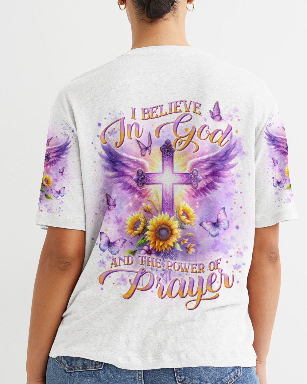 I Believe In God Women's All Over Print Shirt - Yhln2712233, easychoo.com