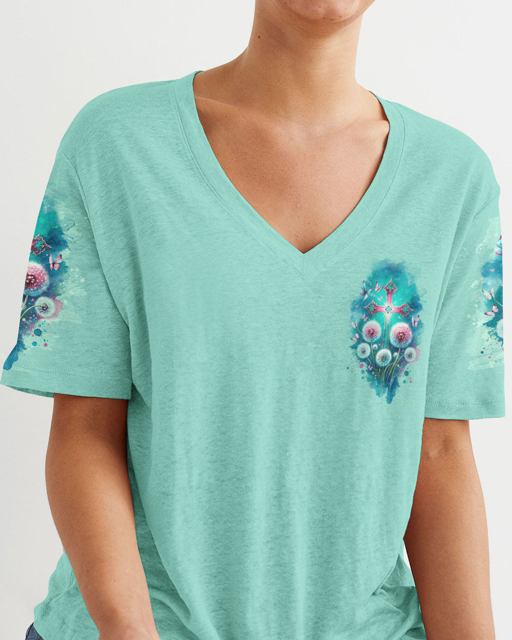 With God All Things Are Possible Women's All Over Print Shirt - Tlno1411234, easychoo.com