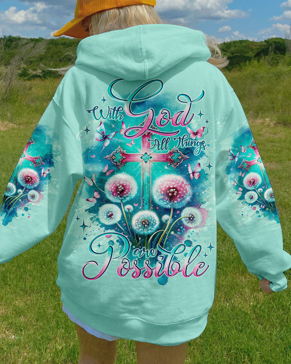 With God All Things Are Possible Women's All Over Print Shirt - Tlno1411234, easychoo.com