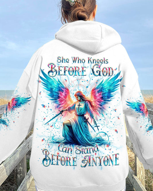 She Who Kneels Before God Women's All Over Print Shirt - Yhkd0801243, easychoo.com