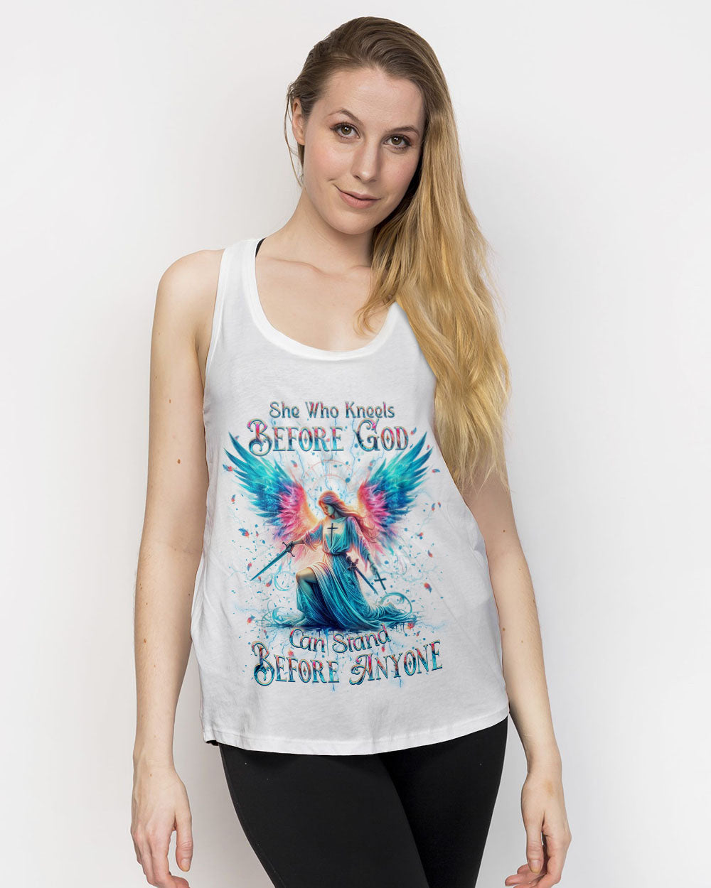She Who Kneels Before God Women's All Over Print Shirt - Yhkd0801243, easychoo.com