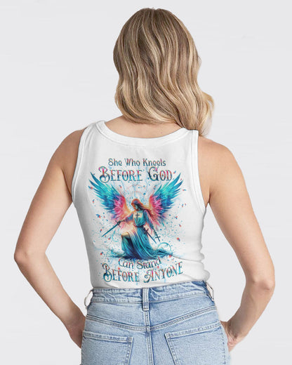 She Who Kneels Before God Women's All Over Print Shirt - Yhkd0801243, easychoo.com