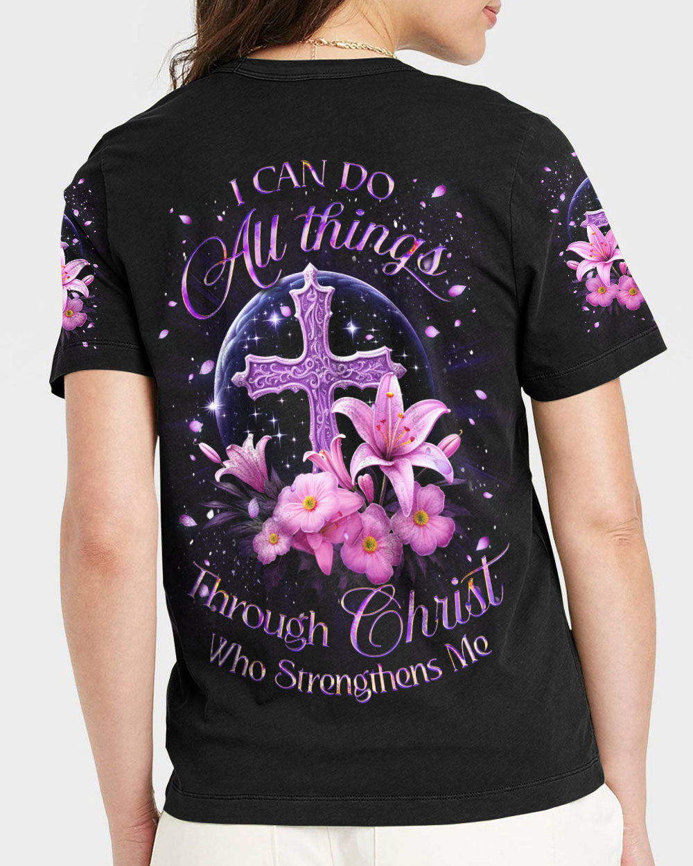 I Can Do All Things Through Christ Women's All Over Print Shirt - Yhkd2011231, easychoo.com