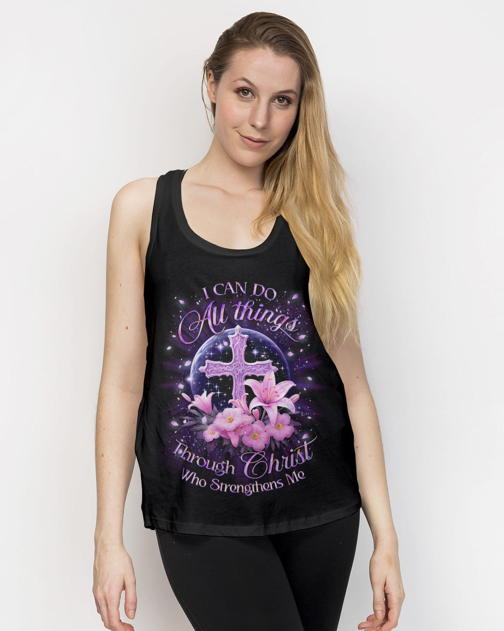 I Can Do All Things Through Christ Women's All Over Print Shirt - Yhkd2011231, easychoo.com