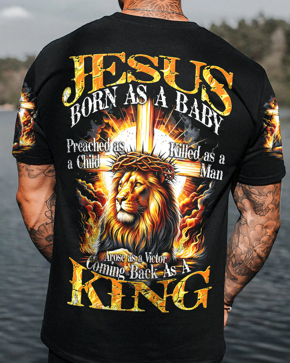 Coming Back As A King Men's All Over Print Shirt - Tytd2501241, easychoo.com