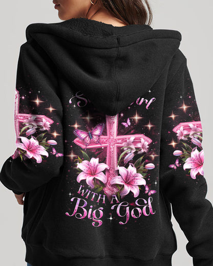 Just A Small Girl With A Big God Women's All Over Print Shirt - Yhdu2612234, easychoo.com