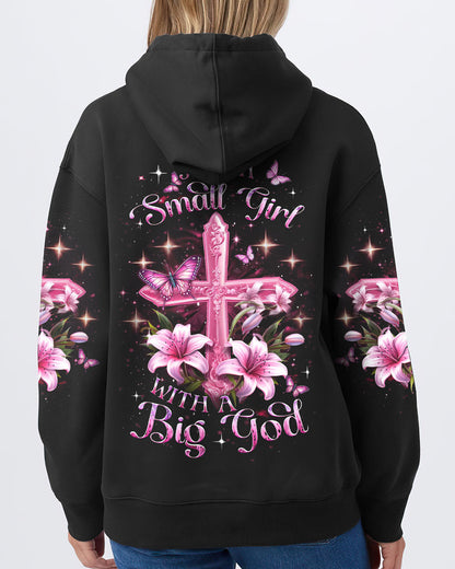 Just A Small Girl With A Big God Women's All Over Print Shirt - Yhdu2612234, easychoo.com