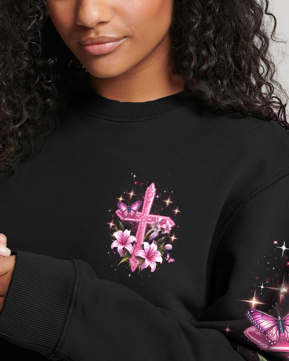 Just A Small Girl With A Big God Women's All Over Print Shirt - Yhdu2612234, easychoo.com