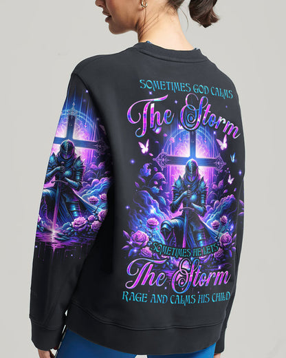 God Calms The Storm Women's All Over Print Shirt - Tyqy2812233, easychoo.com