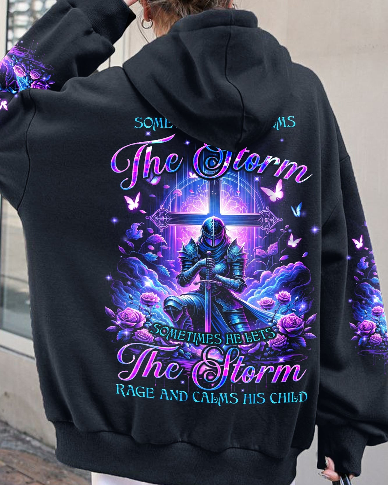 God Calms The Storm Women's All Over Print Shirt - Tyqy2812233, easychoo.com