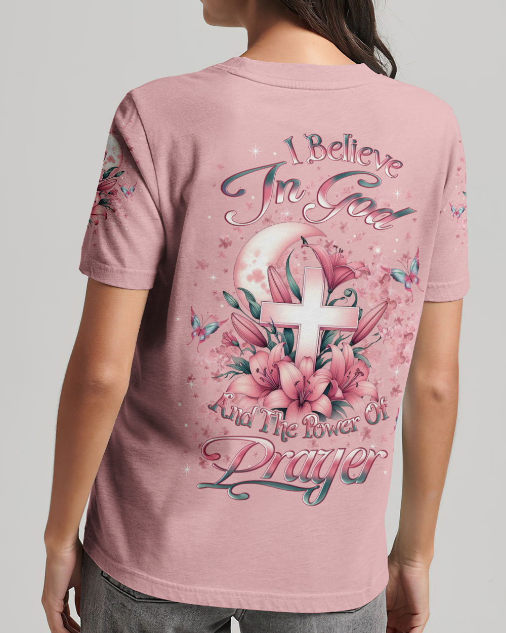 I Believe In God Women's All Over Print Shirt - Yhlt1801241, easychoo.com