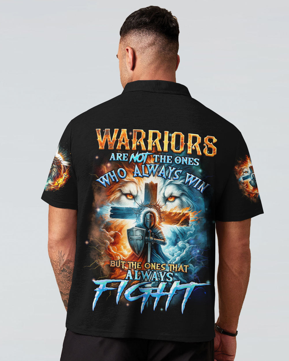 Warriors Always Fight Men's All Over Print Shirt - Tyqy1801242, easychoo.com