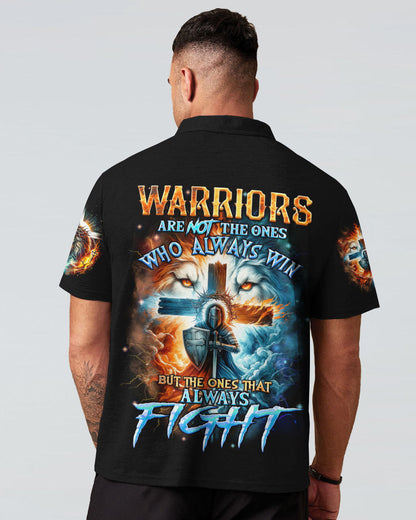 Warriors Always Fight Men's All Over Print Shirt - Tyqy1801242, easychoo.com