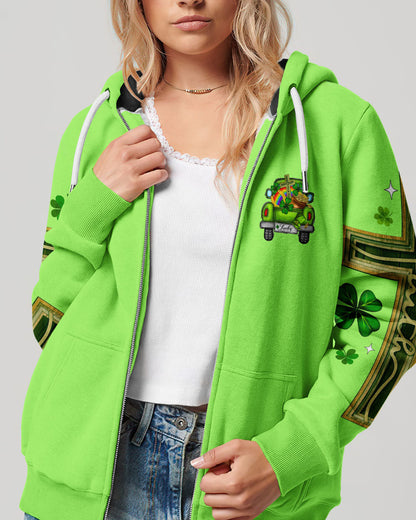 Jesus Take The Wheel Patrick's Day Women's All Over Print Shirt - Ty0301242, easychoo.com