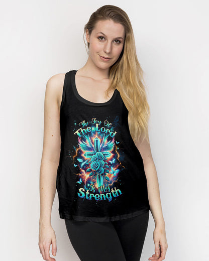 The Joy Of The Lord Cross Wings Women's All Over Print Shirt - Tltw2301244, easychoo.com