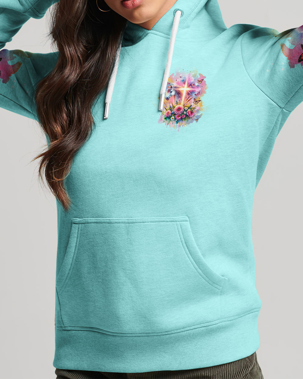 Thankful, Grateful and Truly Blessed Horse Women's All Over Print Shirt - Tlnt0501243, easychoo.com