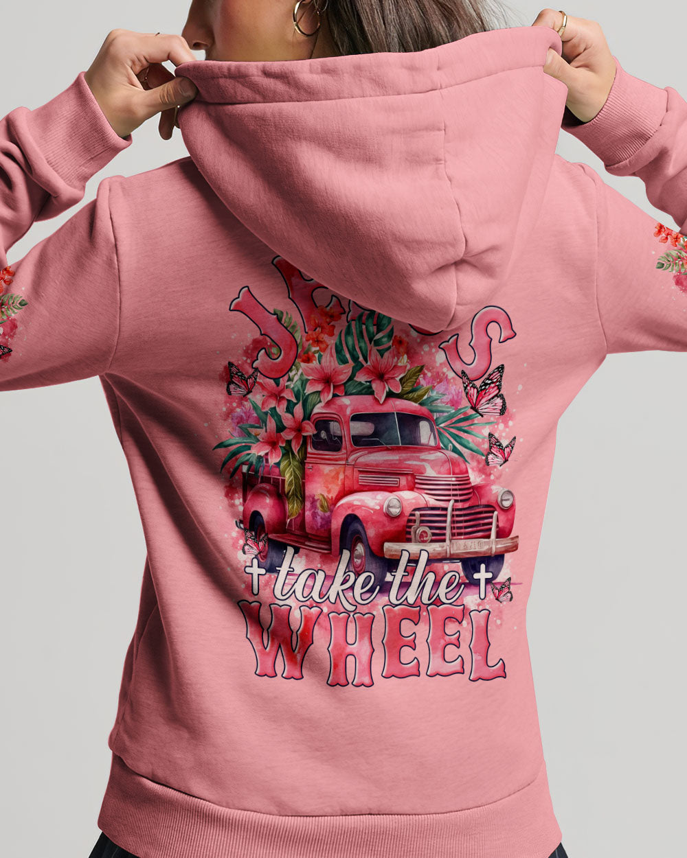 Jesus Take The Wheel Women's All Over Print Shirt - Tytm1112232, easychoo.com