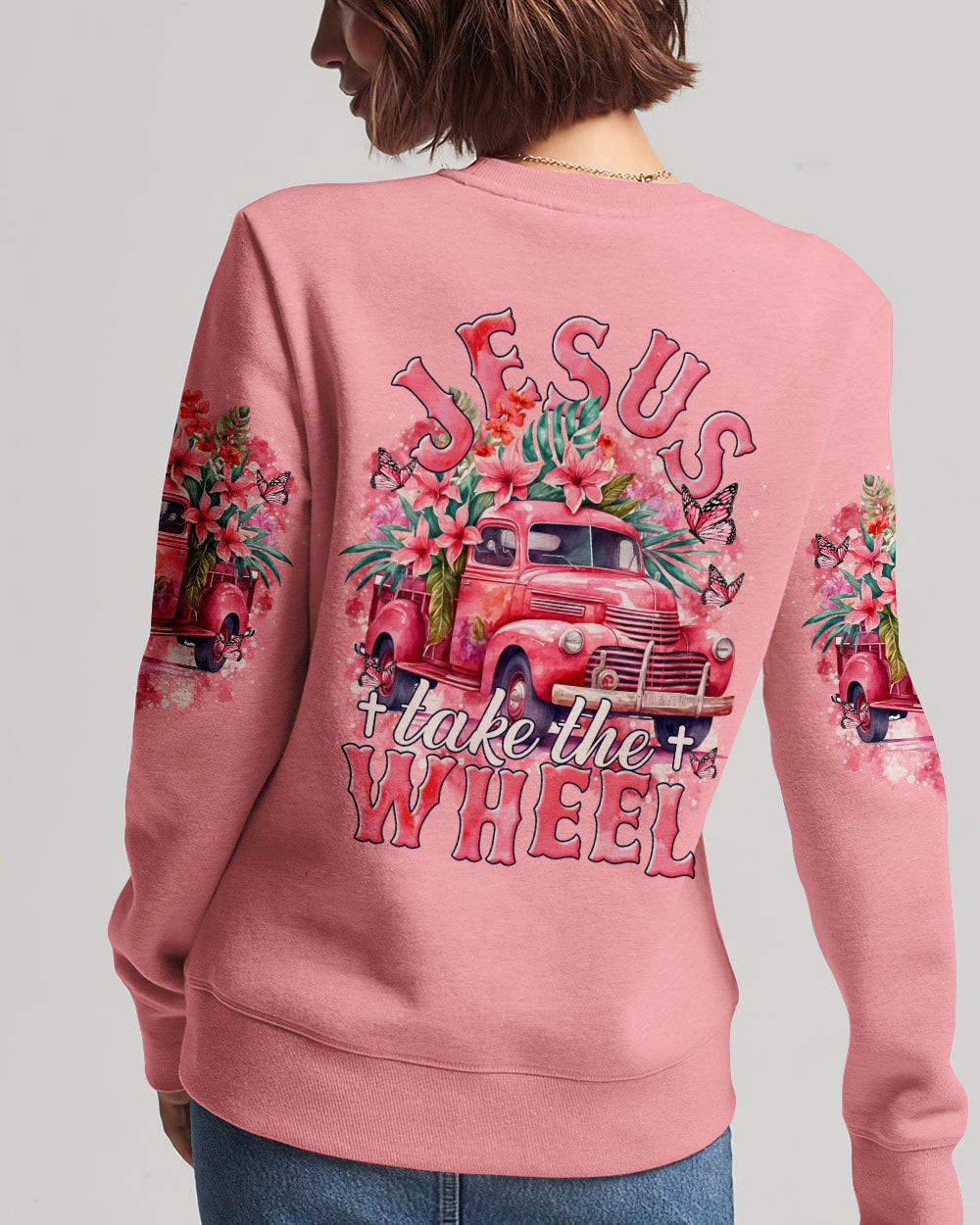 Jesus Take The Wheel Women's All Over Print Shirt - Tytm1112232, easychoo.com