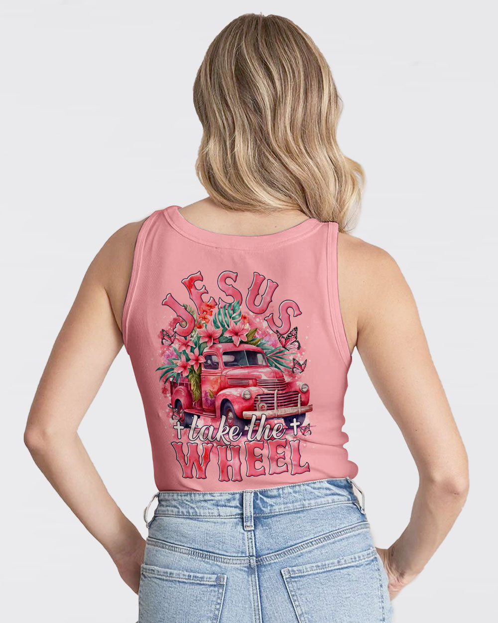 Jesus Take The Wheel Women's All Over Print Shirt - Tytm1112232, easychoo.com