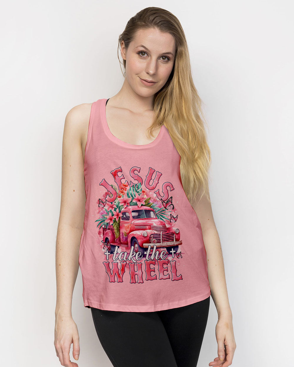 Jesus Take The Wheel Women's All Over Print Shirt - Tytm1112232, easychoo.com