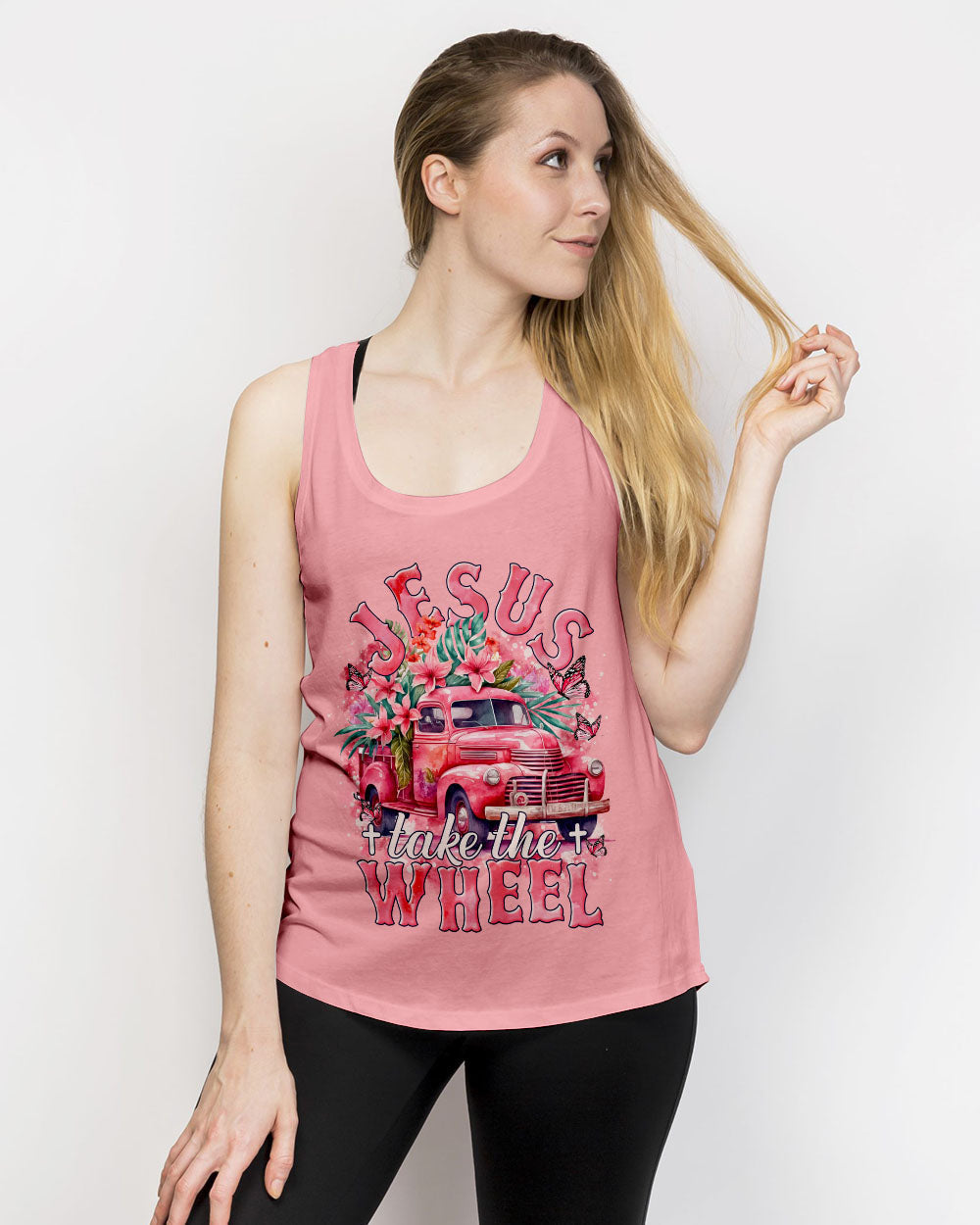 Jesus Take The Wheel Women's All Over Print Shirt - Tytm1112232, easychoo.com