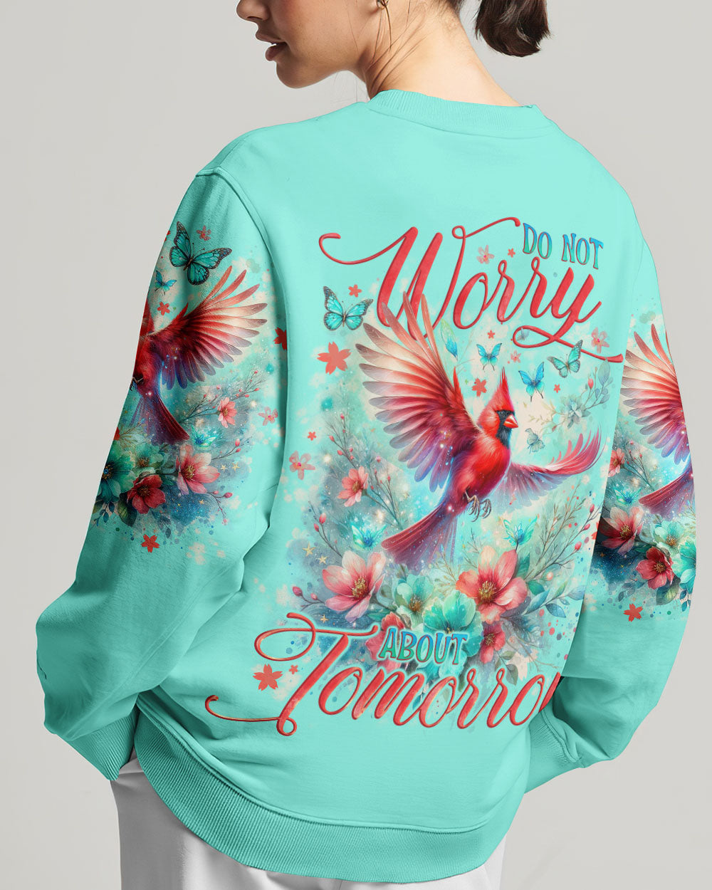 Do Not Worry About Tomorrow Cardinal Women's All Over Print Shirt - Tlno1612234, easychoo.com