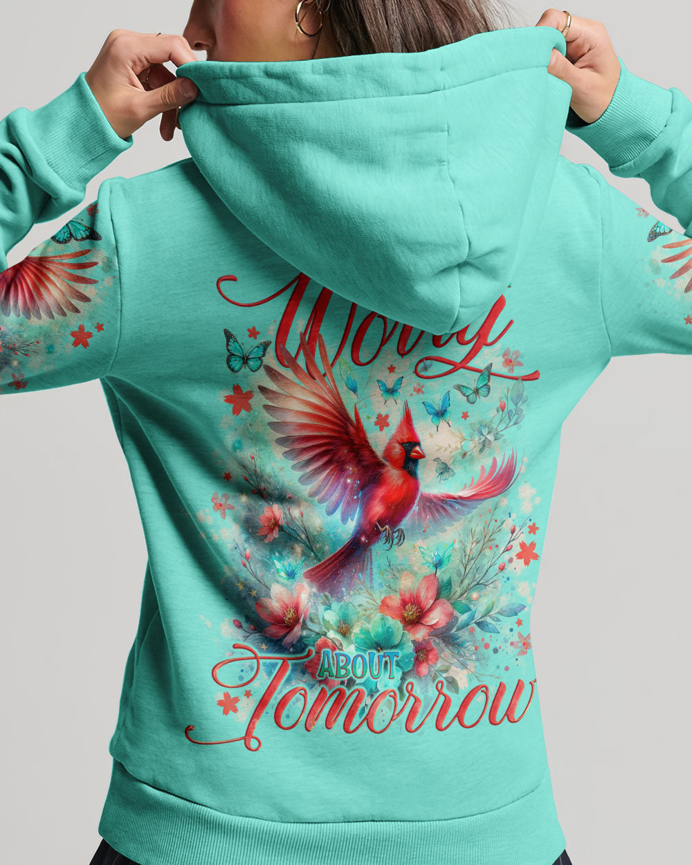 Do Not Worry About Tomorrow Cardinal Women's All Over Print Shirt - Tlno1612234, easychoo.com