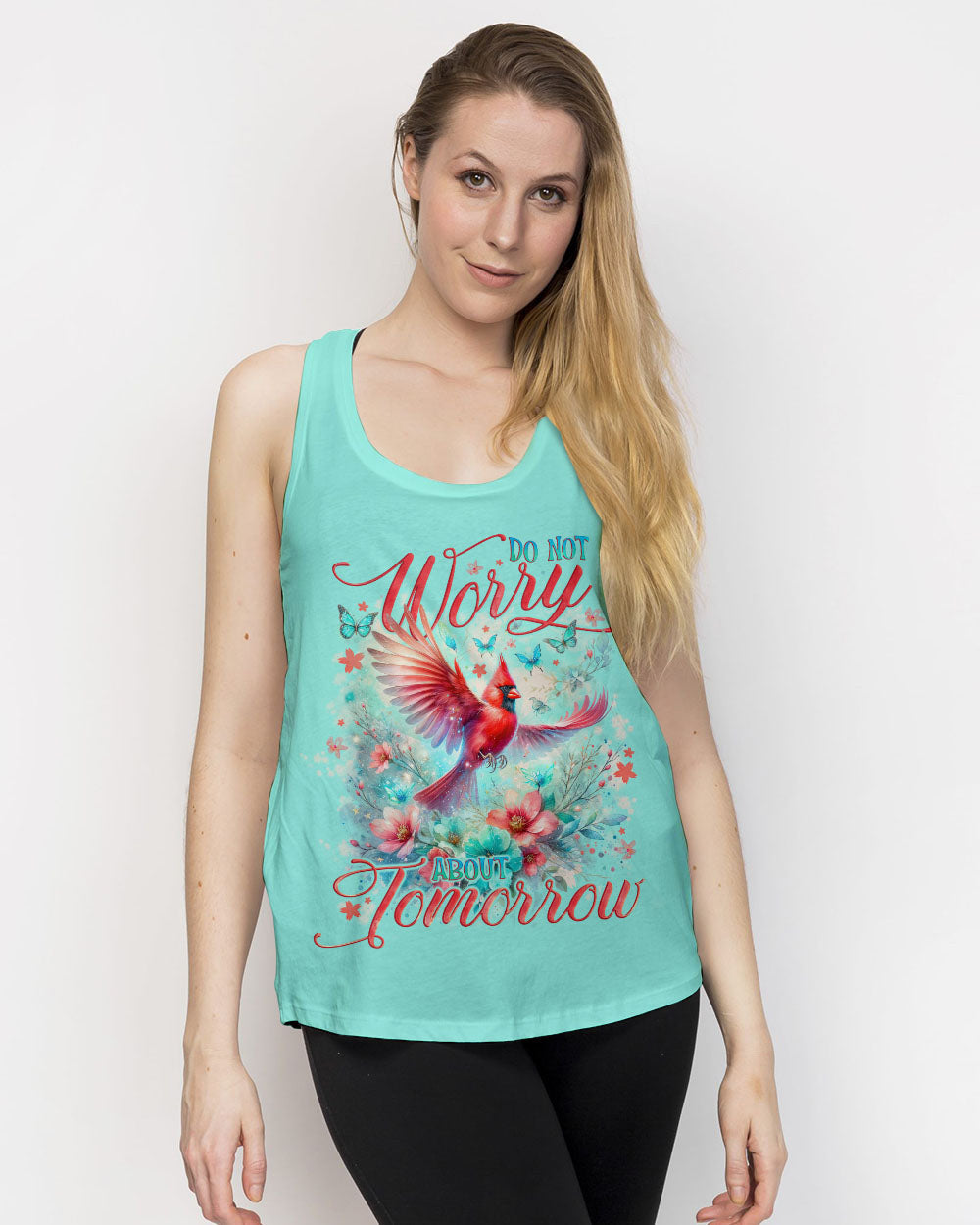 Do Not Worry About Tomorrow Cardinal Women's All Over Print Shirt - Tlno1612234, easychoo.com