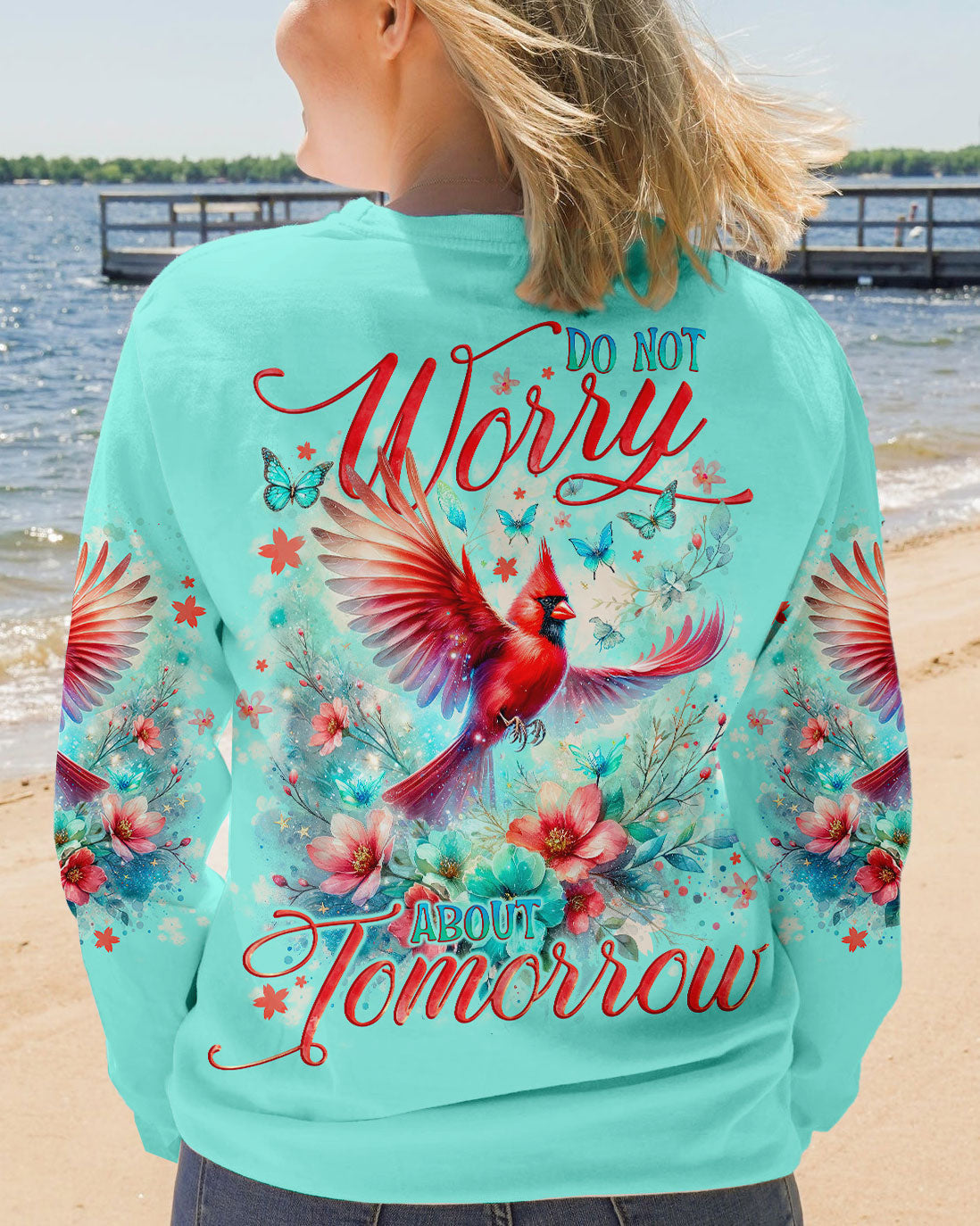 Do Not Worry About Tomorrow Cardinal Women's All Over Print Shirt - Tlno1612234, easychoo.com