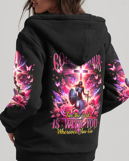 Be Strong And Courageous Women's All Over Print Shirt - Tyqy1812233, easychoo.com