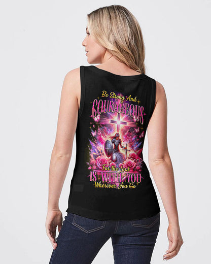 Be Strong And Courageous Women's All Over Print Shirt - Tyqy1812233, easychoo.com