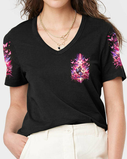 Be Strong And Courageous Women's All Over Print Shirt - Tyqy1812233, easychoo.com