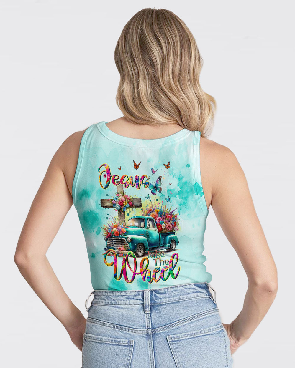 Jesus Take The Wheel Women's All Over Print Shirt - Tltr1311232, easychoo.com