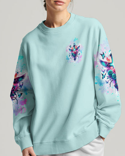 You Can't Break A Woman Cross Rose Women's All Over Print Shirt - Tltw1701243, easychoo.com