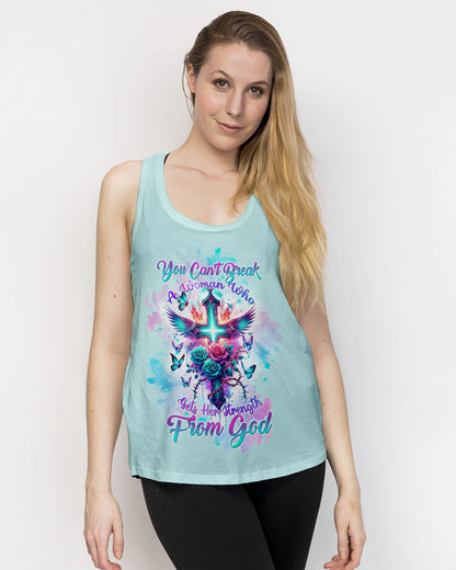 You Can't Break A Woman Cross Rose Women's All Over Print Shirt - Tltw1701243, easychoo.com