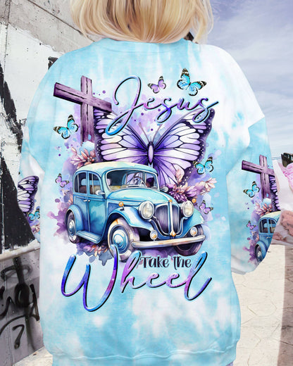 Jesus Take The Wheel Women's All Over Print Shirt - Tltr2111232, easychoo.com