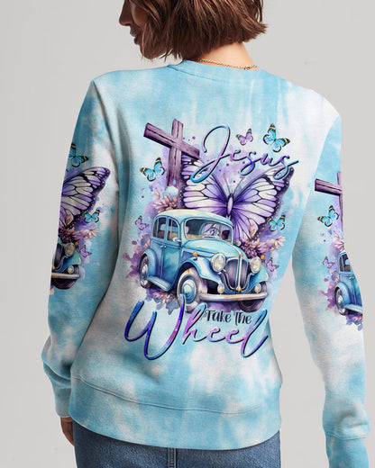 Jesus Take The Wheel Women's All Over Print Shirt - Tltr2111232, easychoo.com