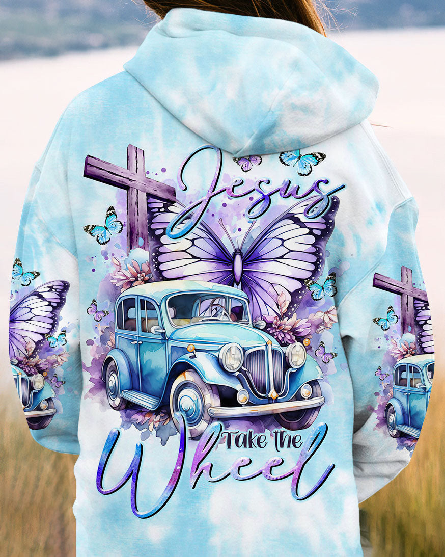 Jesus Take The Wheel Women's All Over Print Shirt - Tltr2111232, easychoo.com