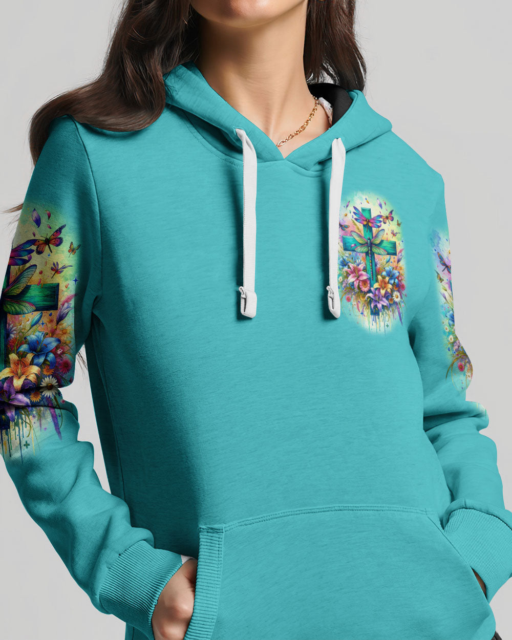 Have Faith Dragonflies Women's All Over Print Shirt - Tyqy3011231, easychoo.com