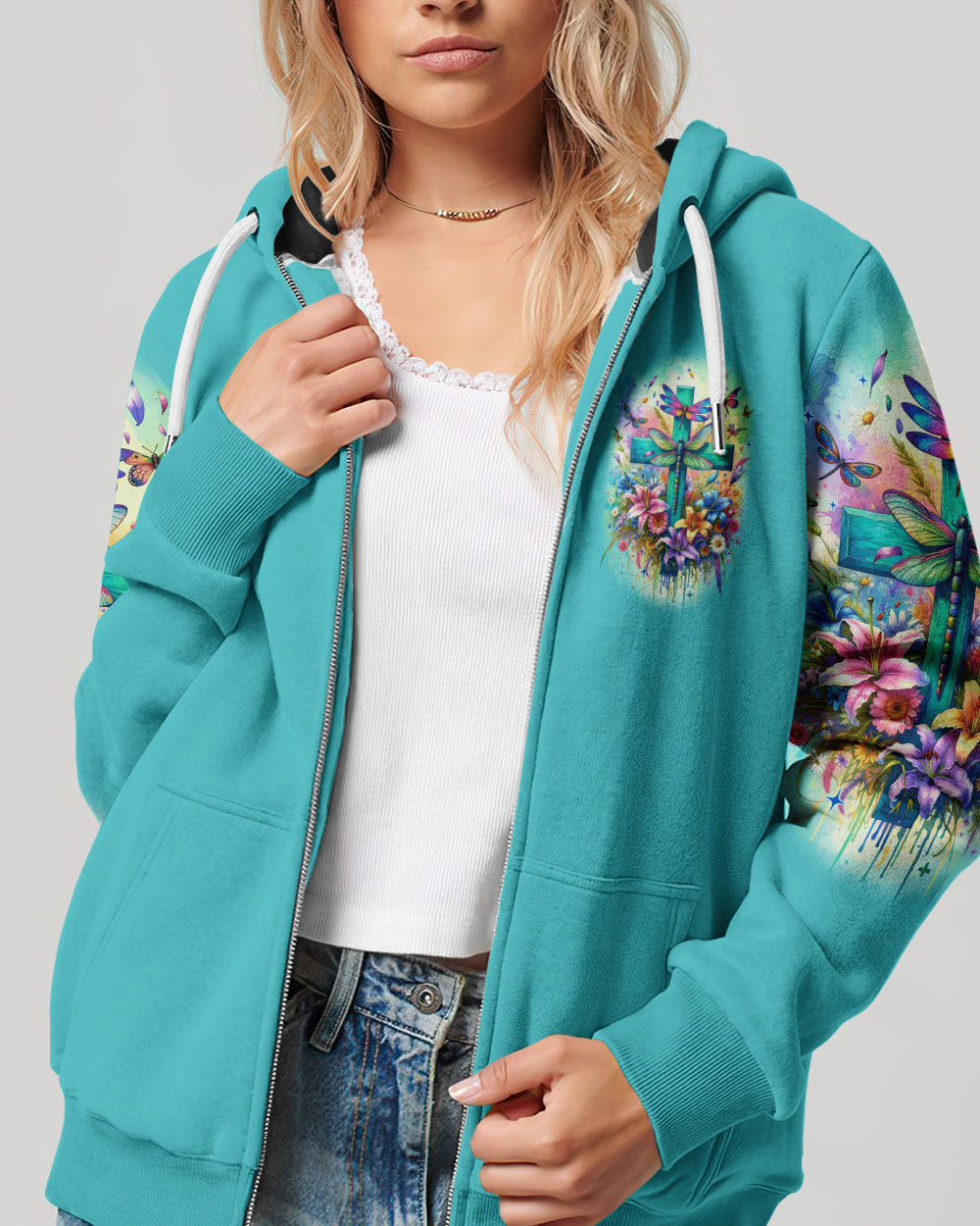 Have Faith Dragonflies Women's All Over Print Shirt - Tyqy3011231, easychoo.com